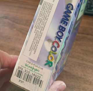 Caja Game Boy Color + Manuales Nintendo