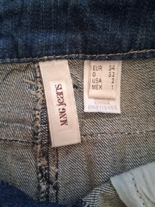 Falda vaquera Mango como Nueva. Talla 34