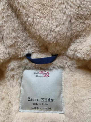 Abrigo niño Zara Marino T. 13-14