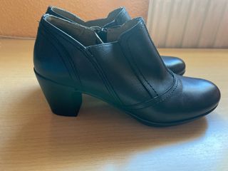 Botines Yokono Negros Piel Talla 37