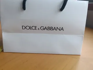 Sacchetto bag regalo Dolce & Gabbana bianco-nero