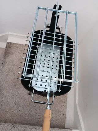 Barbacoa de hierro fundido sin estrenar