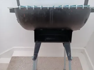 Barbacoa de hierro fundido sin estrenar