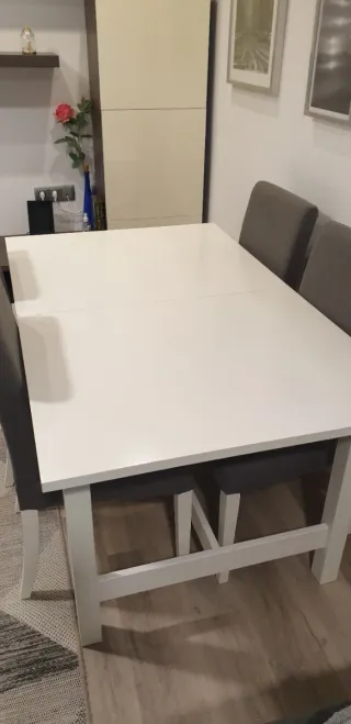 Sillas y mesa de comedor