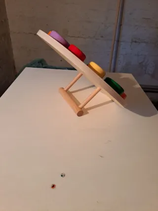 Orologio didattico in legno numeri e ore