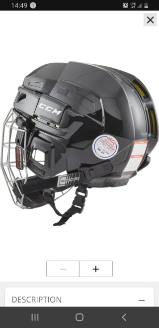 Casco FL3DS junior de CCM para Hockey Infantil