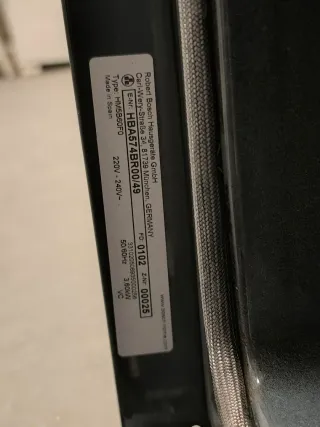 Horno Bosch Pirolítico