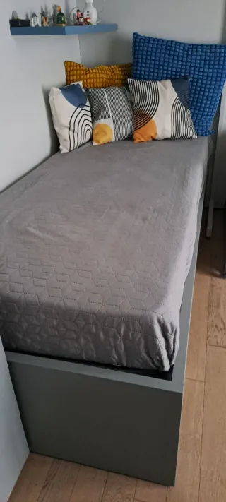 Letto singolo Nidi Battistella, doghe e materasso