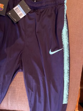 Pantalón Nike FCBarcelona Dri-Fit Lila y Turquesa