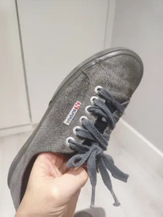 Zapatillas Superga ante gris T39