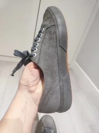 Zapatillas Superga ante gris T39