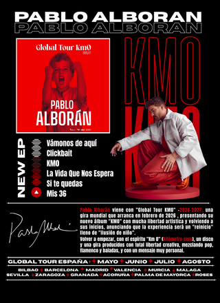 Sudadera Pablo Alborán Global Tour Kimo Negra