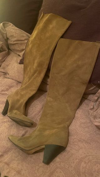 Botas altas de piel