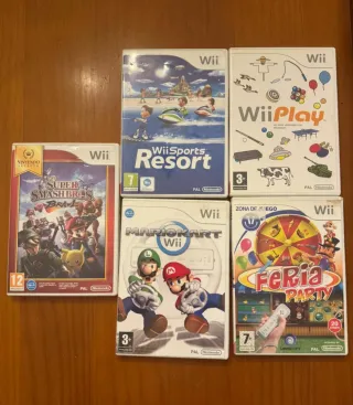 Consola Wii Nintendo bianca + giochi