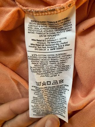 Camiseta Jordan Coral Talla M