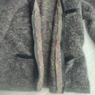 Chaqueta jaspeada multicolor