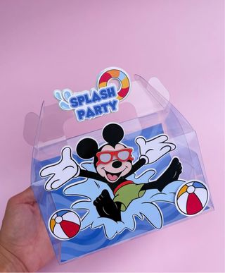 Caja Decorada Mickey Splash Party