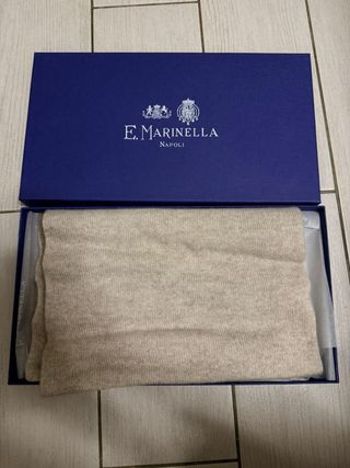 Sciarpa E. Marinella cashmere beige