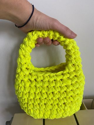 Bolso tendencia tejido a mano