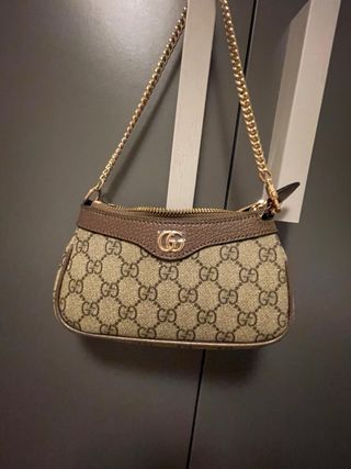 Borsa Gucci Ophidia Beige/Marrone