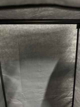 Armario ropero de tela gris. Lo tengo en Vigo