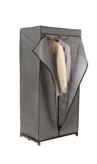Armario ropero de tela gris. Lo tengo en Vigo