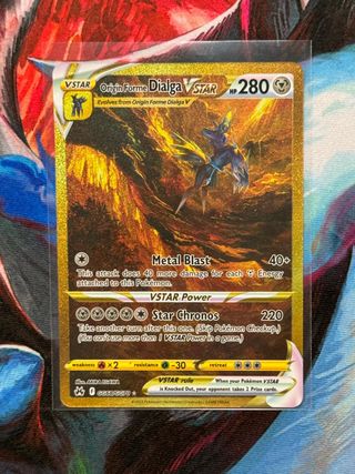 Pack Palkia, Dialga, Giratina y Arceus VSTAR gold