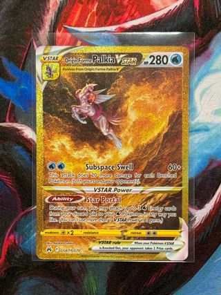 Pack Palkia, Dialga, Giratina y Arceus VSTAR gold