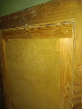 Cuadro Óleo Antiguo Virgen y Niño