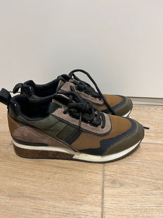 Zapatillas Talla 36 Marrón y Verde