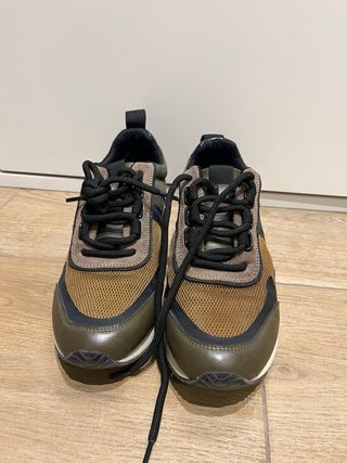 Zapatillas Talla 36 Marrón y Verde