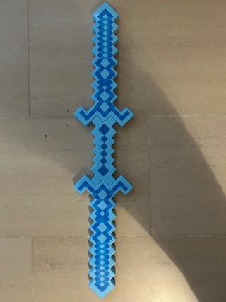Espada Minecraft Pixelada con Sonidos