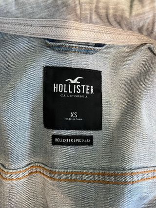 Chaqueta Vaquera Hollister con Capucha Talla XS