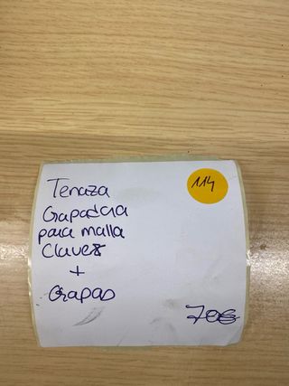 Tenaza Grapadora HR22 + Grapas Simes ref 114