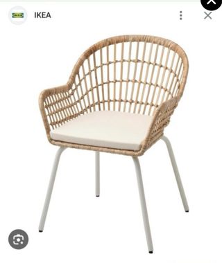 4 Sillas Ikea NILSOVE Norna con cojín