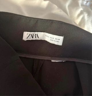 Pantalón vestir negro Zara Talla 36