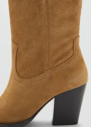 Botas de piel estilo cowboy talla 40