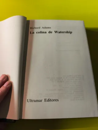 Richard Adams. La colina de Watership