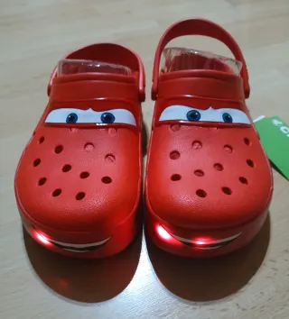 Crocs Rayo McQueen con luces Talla 41-42