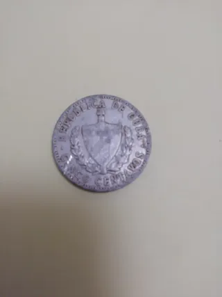 Lote de 5 monedas antiguas de Cuba