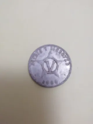 Lote de 5 monedas antiguas de Cuba