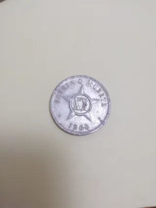 Lote de 5 monedas antiguas de Cuba