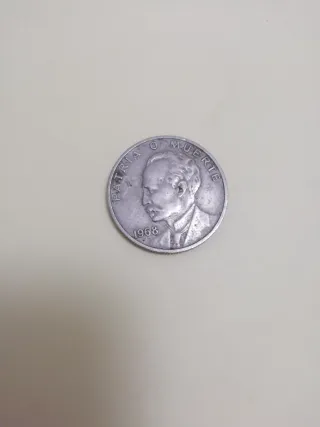 Lote de 5 monedas antiguas de Cuba