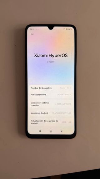 Móvil Xiaomi Redmi 14C Negro