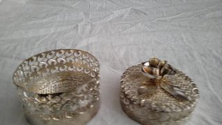 Joyero Plateado Decorativo Vintage