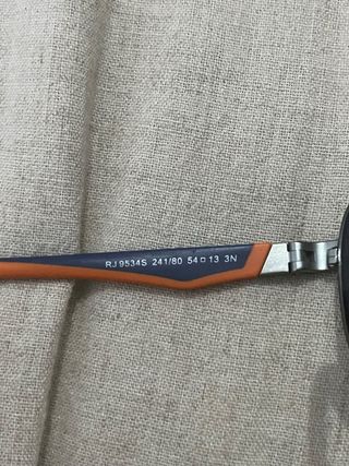 Gafas de sol Ray-Ban kids Aviator Naranja/Azul