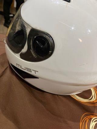 Casco de moto Helix blanco