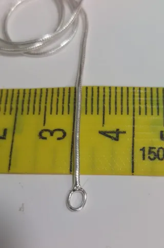 Cadena de Plata de Ley de 60cm