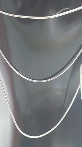 Cadena de Plata de Ley de 60cm