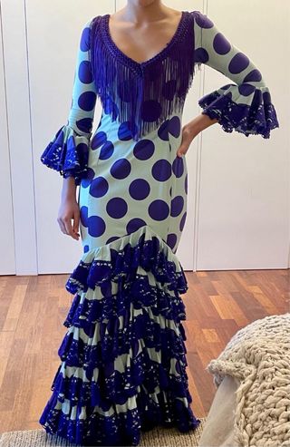 Traje Flamenca Mujer Talla 38
